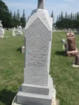 John Baptiste and Mary Stevens Grave - Cresco Iowa