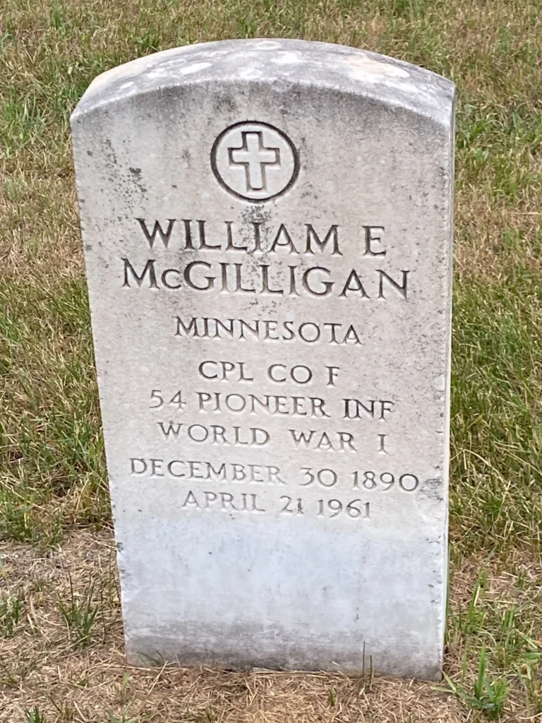 William Edward McGilligan - WWI